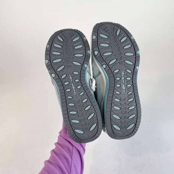 Skechers Shape Ups Toning Accelerators Sneakers 7.5 Womens Gray Leather 12320 - Picture 5 of 13